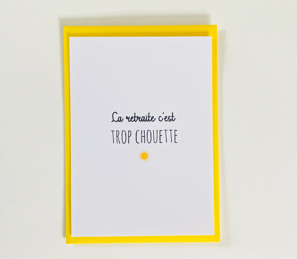 Carte la retraite c'est trop chouette