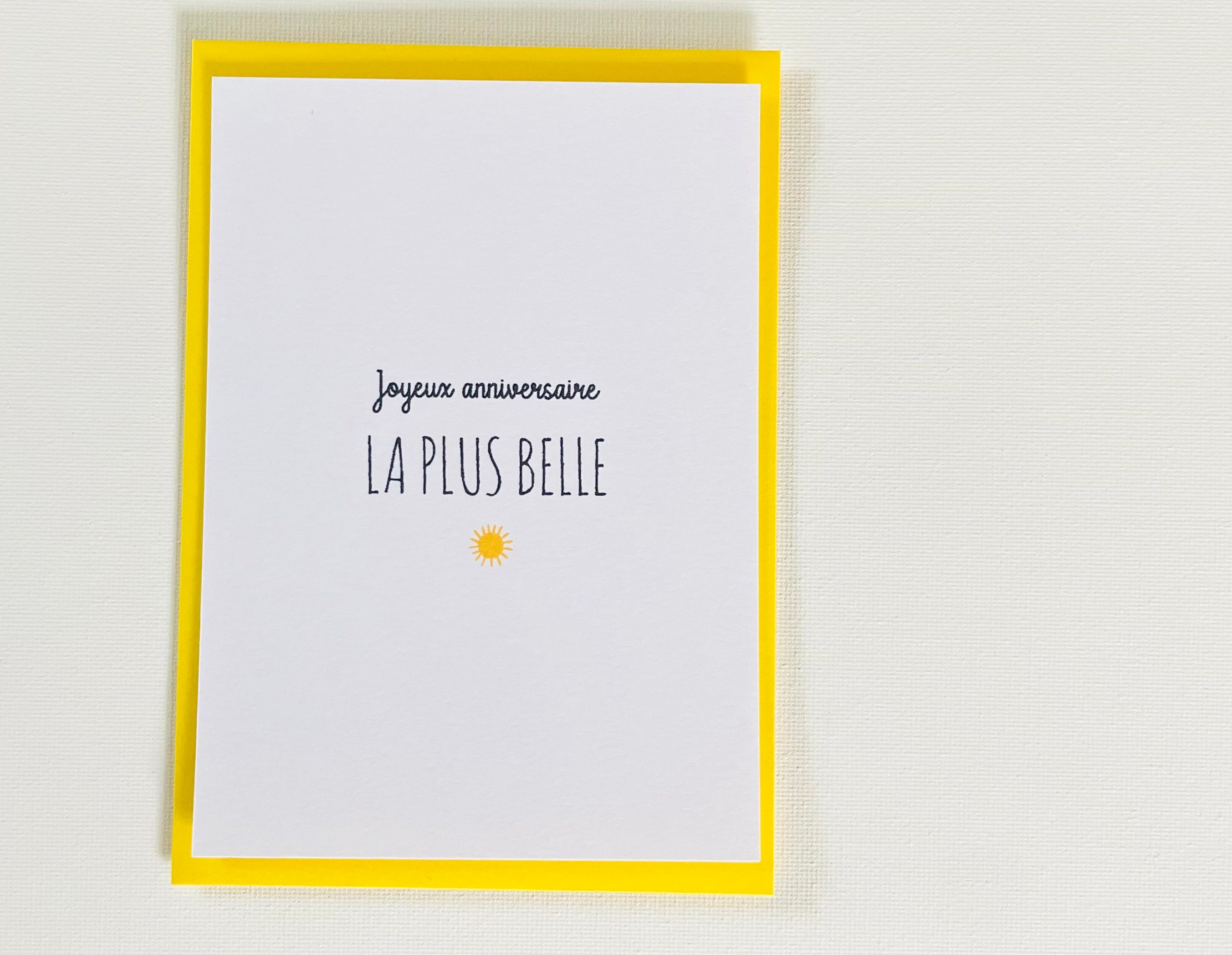 Carte joyeux anniversaire la plus belle