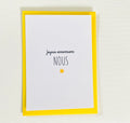 Carte Joyeux anniversaire nous - carte anniversaire pour deux