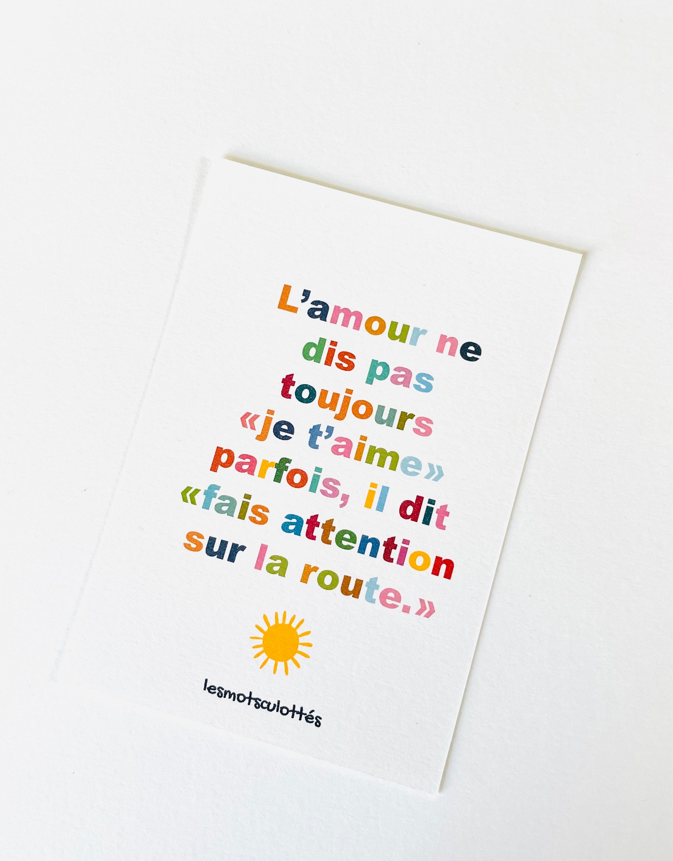 Carte d'amour
